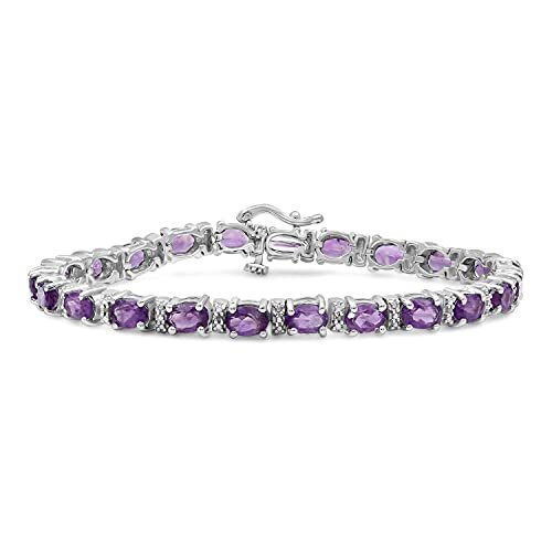 Sterling Silver Plated Tennis Bracelets for Women